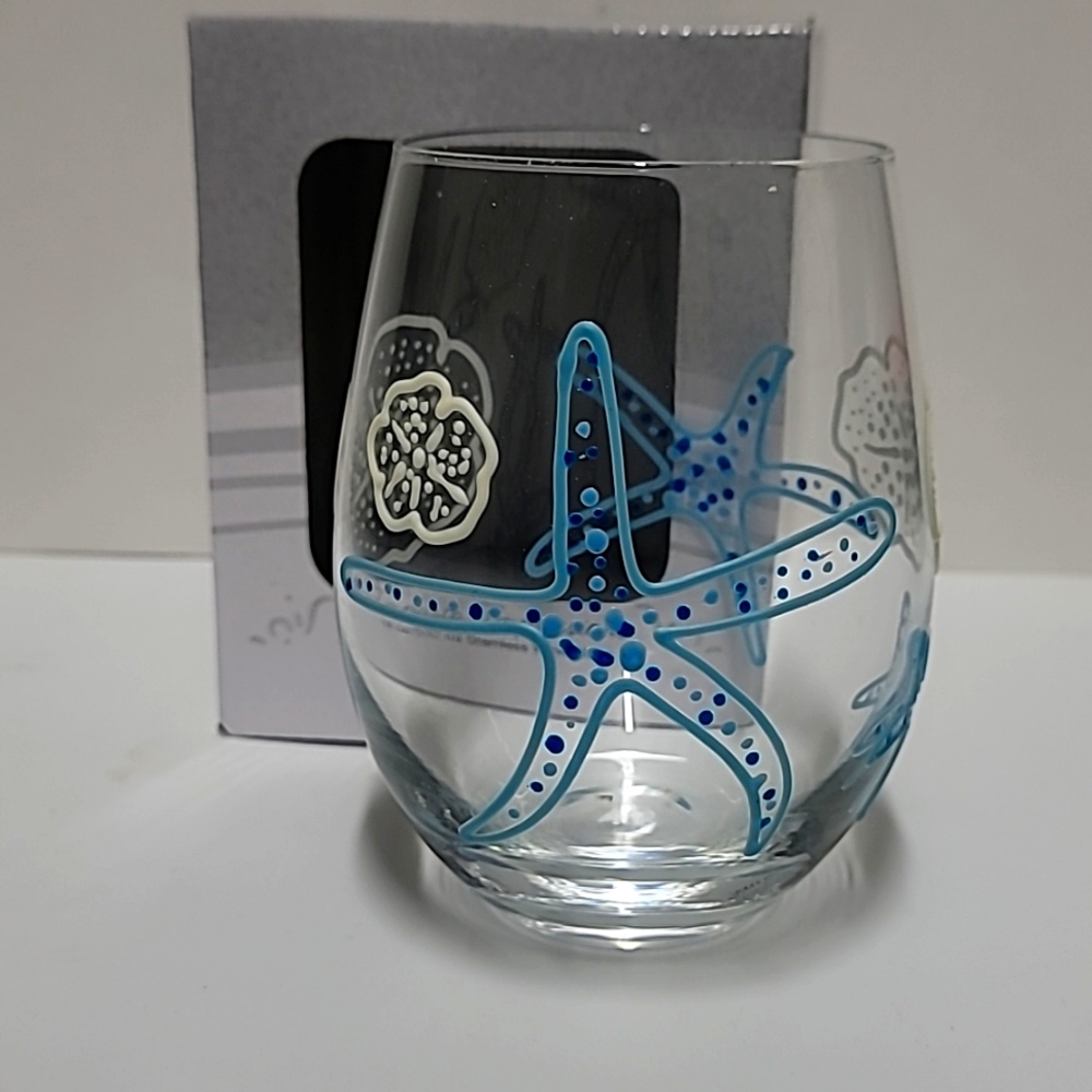 Izzy & oliver 18oz Stemless Starfish wine glass